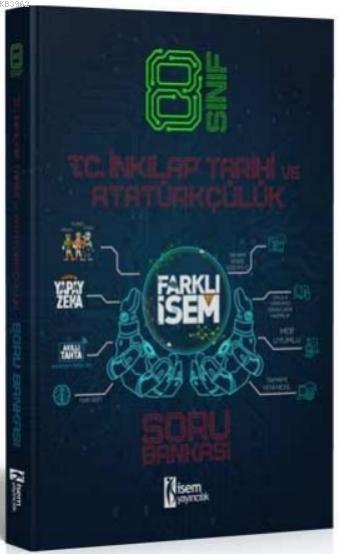 İsem 2021 8.Sınıf Farklı İsem İnkılap Tarihi ve Atatürkçülük Soru Bankası