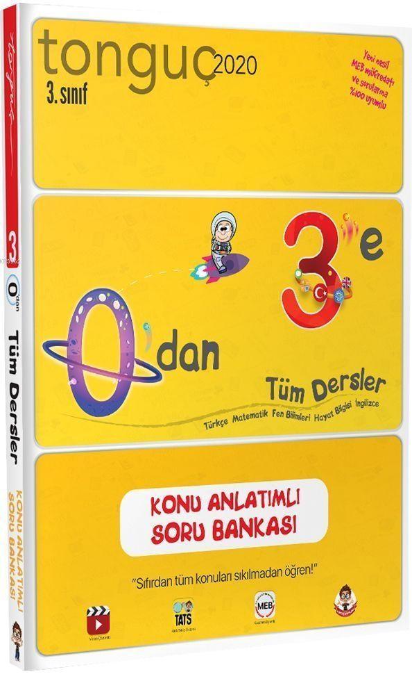 Tonguç Yayınları 3. Sınıf 0 dan 3 e Tüm Dersler Konu Anlatımlı Soru Bankası Tonguç