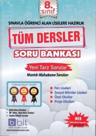 Bulut Yayınları 8. Sınıf LGS Tüm Dersler Soru Bankası Bulut 