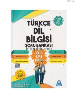 YKS KPSS Türkçe Dil Bilgisi Soru Bankası