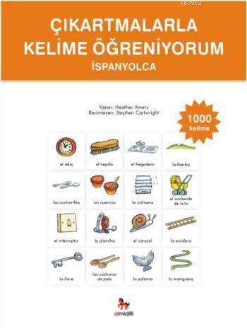 Çıkartmalarla Kelime Öğreniyorum İspanyolca-1000 Kelime