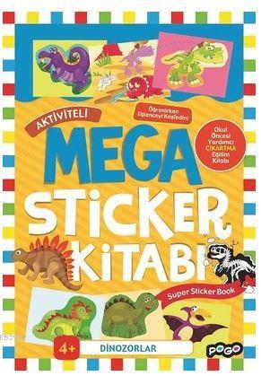 Aktiviteli Mega Sticker Kitabı - Dinozorlar