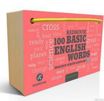 Redhouse 100 Basic English Words 3; İngilizce Sözlük Kartları