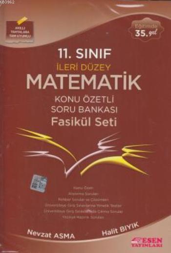 Esen Yayınları 11. Sınıf Matematik Konu Özetli Soru Bankası Fasikül Seti Esen 