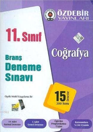 Özdebir 11.Sınıf Coğrafya Branş Deneme Sınavı