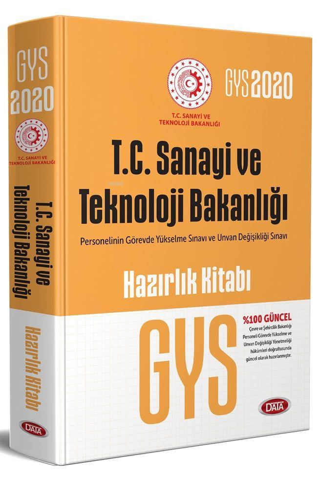 Data Yayınları 2020 GYS T.C. Sanayi ve Teknoloji Bakanlığı Hazırlık Kitabı