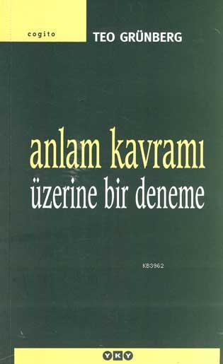 Anlam Kavramı Üzerine Bir Deneme