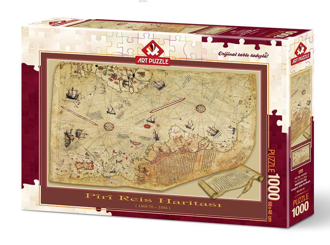Art Puzzle 4308 Piri Reis Haritası 1000 Parça