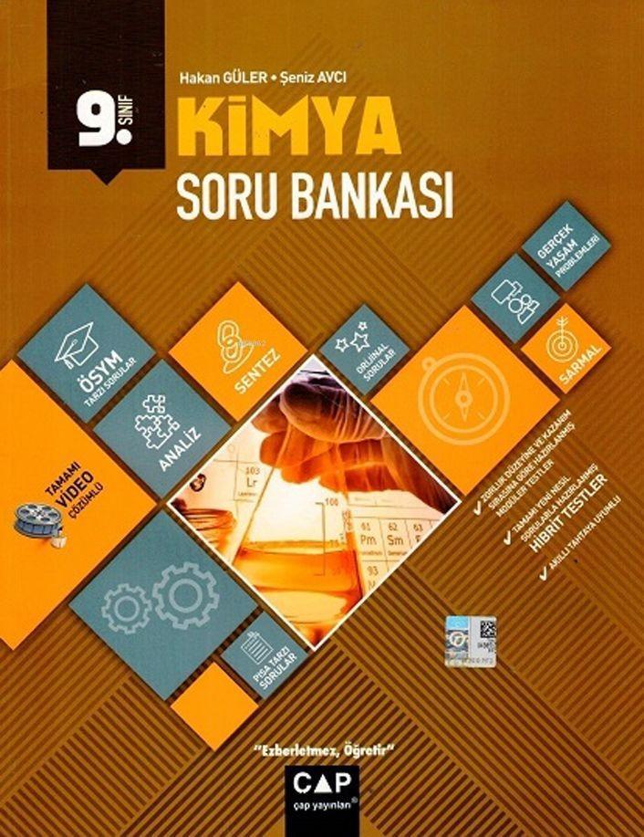Çap Yayınları 9. Sınıf Anadolu Lisesi Kimya Soru Bankası Çap 