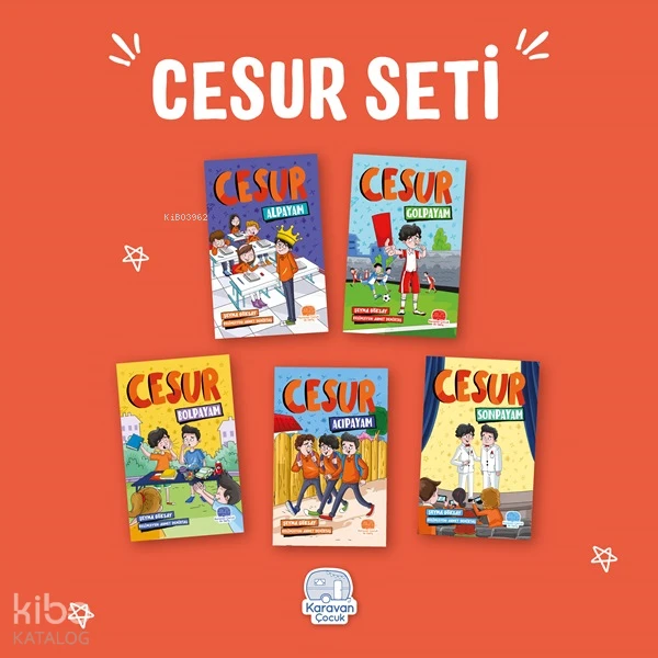  Cesur Seti (5 Kitap) | Şeyma Göksay | Ahmet Demirtaş | Karavan Çocuk Yayınları | 9786259856957 | 