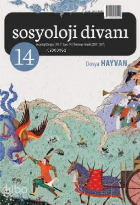  Sosyoloji Divanı 14sayı / Dosya Hayvan | Köksal Alver | Çizgi Kitabevi | 9771309155142 | 