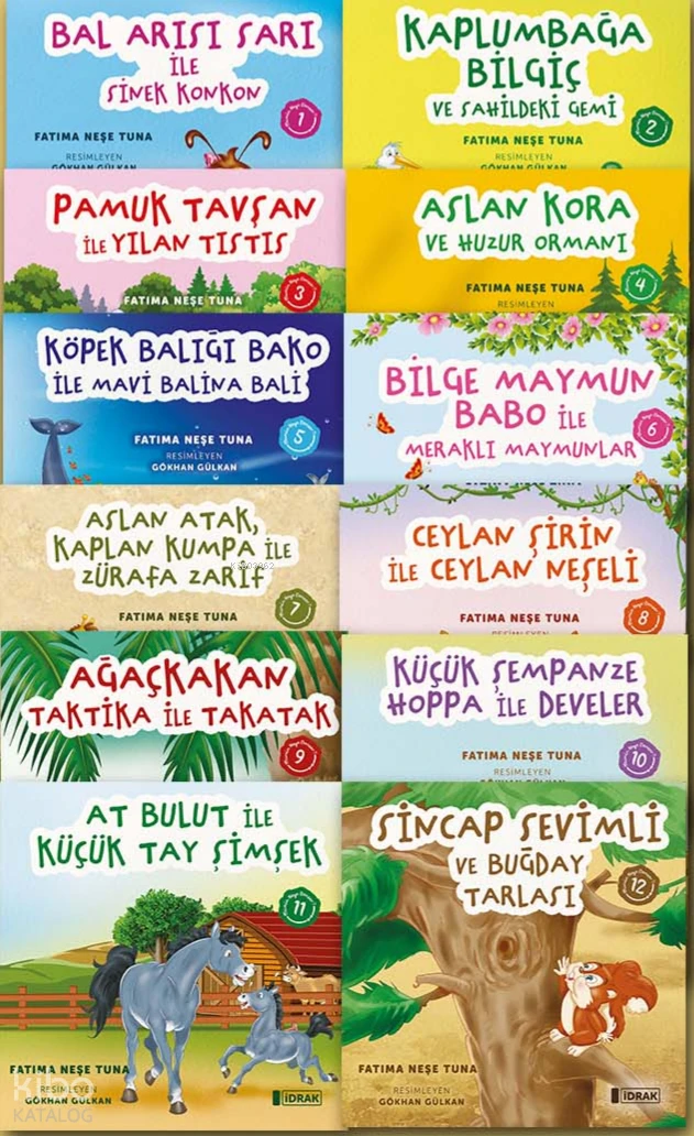 Mümin Neye Benzer Serisi (12 Kitap) | Fatıma Neşe Tuna | Gökhan Gülkan | İdrak Yayınları | 9786259980928 | 