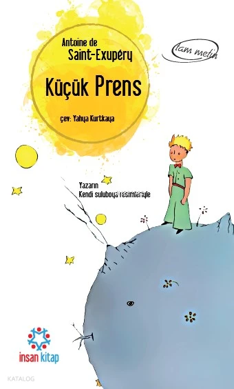  Küçük Prens (Cep Boy) | Antoine de Saint Exupery | Yahya Kurtkaya | İnsan Kitap | 9786059616140 | 