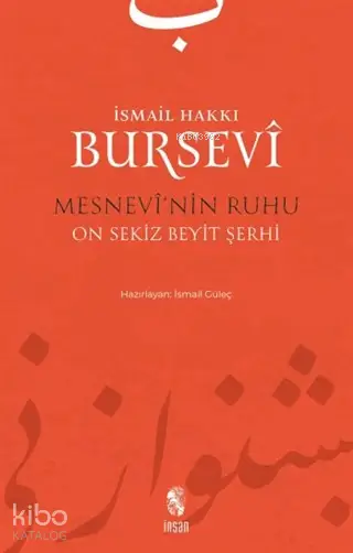  Mesnevinin Ruhu On Sekiz Beyit Şerhi | İsmail Hakkı Bursevi | İsmail Güleç | İnsan Yayınları | 9789755749365 | 