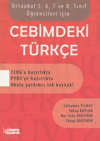  Cebimdeki Türkçe | Cebimdeki Türkçe | Kolektif | Tebeşir Yayınları | 9786059108140 