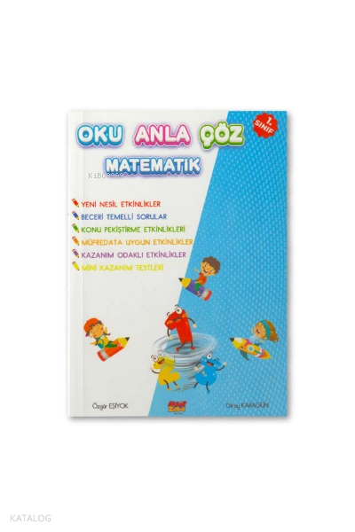  Oku Anla Çöz Matematik (1 Sınıf) | Özgür Eşiyok | Aktif Zeka Yayınevi | 9786057356062 | 