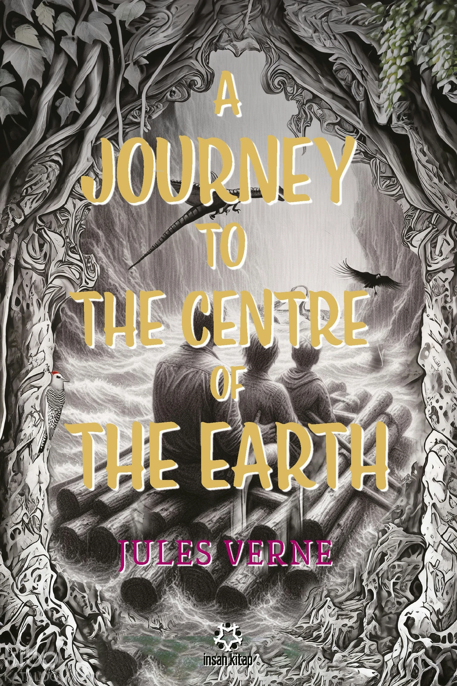  A Journey to the Centre of the Earth | Jules Verne | F A Malleson | İnsan Kitap | 9786258314816 | 
