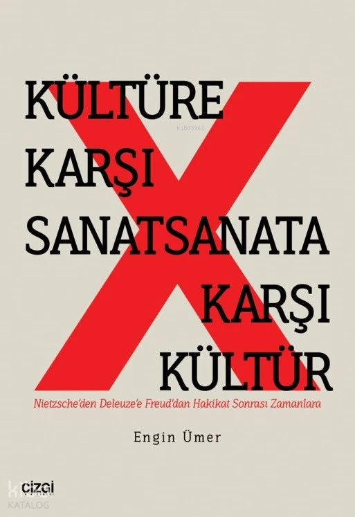  Kültüre Karşı Sanat Sanata Karşı Kültür (Nietzscheden Deleuzee Freuddan Hakikat Sonrası Zamanlara) | Engin Ümer | Çizgi Kitabevi | 9786253962289 | 