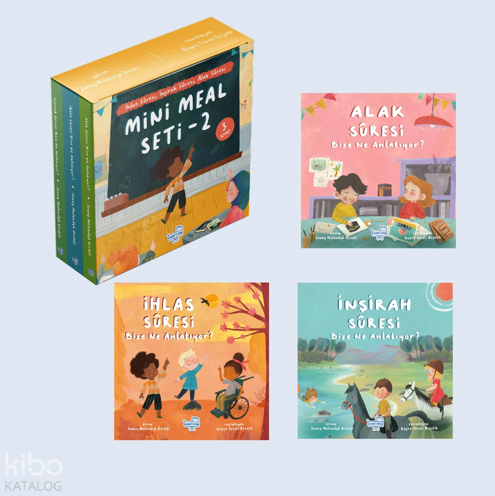  Mini Meal Seti 2 (3 Kitap) | Jenny Molendyk Divleli | Büşra Türeli Özçelik | Puset Kitap | 9786255556097 | 