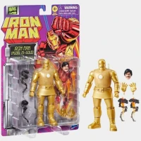 Marvel Legends Iron Man (Model 01 - Gold) Retro Comics Aksiyon Figürü