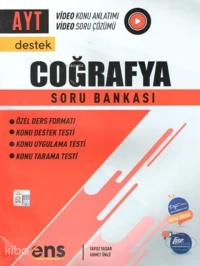  ENS AYT Coğrafya Destek Soru Bankası | ENS AYT Coğrafya Destek Soru Bankası | Ahmet Ünlü | Yavuz Yaşar | Ens Yayınları (Bayilik) | 9786258160338 
