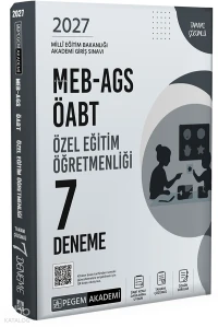  Pegem Akademi 2027 MEB AGS ÖABT Özel Eğitim Öğretmenliği 7 Deneme | Pegem Akademi 2027 MEB AGS ÖABT Özel Eğitim Öğretmenliği 7 Deneme | Kolektif | Pegem Akademi Yayıncılık (Sınavlara Hazırlık) | 9786258844801 