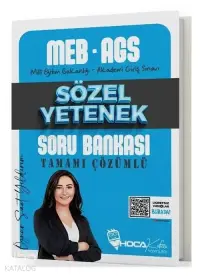 Hoca Kafası 2025 MEB-AGS Sözel Yetenek Soru Bankası Çözümlü - Öznur Saat Yıldırım