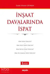 İnşaat Davalarında İspat