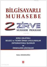 Bilgisayarlı Muhasebe; Zirve Muhasebe Programı