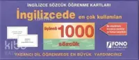 İngilizcede En Çok Kullanılan Üçüncü 1000 Sözcük; İngilizce Sözcük Öğrenme Kartları