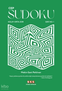  Cep Sudoku 1 | Kolektif | Mekin Gani Pehlivan | BKS Etkinlik Yayınları | 9786259321547 | 