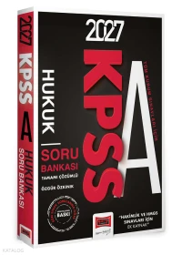  Yargı Yayınları 2027 KPSS A Grubu Tüm Kurum Sınavları İçin Hukuk Soru Bankası | Yargı Yayınları 2027 KPSS A Grubu Tüm Kurum Sınavları İçin Hukuk Soru Bankası | Özgür Özkınık | Yargı Yayınevi | 9786255497925 