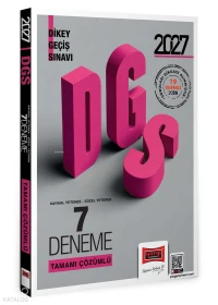  Yargı Yayınları 2027 DGS Sayısal Sözel Yetenek Tamamı Çözümlü 7 Deneme | Yargı Yayınları 2027 DGS Sayısal Sözel Yetenek Tamamı Çözümlü 7 Deneme | Kolektif | Yargı Yayınevi | 9786258785470 