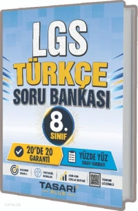  Tasarı Eğitim 8 Sınıf LGS Türkçe Soru Bankası | Tasarı Eğitim 8 Sınıf LGS Türkçe Soru Bankası | Kolektif | Tasarı Eğitim Yayınları | 9786256334700 