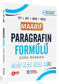  Ordinat Yayınları Maarif Paragrafın Formülü Paragraf Soru Bankası | Ordinat Yayınları Maarif Paragrafın Formülü Paragraf Soru Bankası | Kolektif | Ordinat Yayınları (Hazırlık) | 9786059065771 