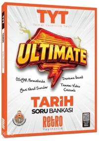  Retro Yayıncılık TYT Tarih Ultimate Soru Bankası | Retro Yayıncılık TYT Tarih Ultimate Soru Bankası | Mehmet Celal Özyıldız | Retro Yayıncılık (Hazırlık) | 9786258712384 
