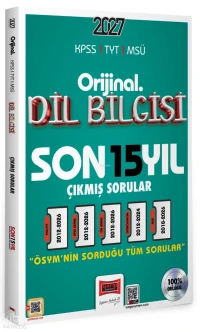  Yargı Yayınları 2027 KPSS TYT MSÜ Orijinal Dil Bilgisi Son 15 Yıl Çıkmış Sorular | Yargı Yayınları 2027 KPSS TYT MSÜ Orijinal Dil Bilgisi Son 15 Yıl Çıkmış Sorular | Kolektif | Yargı Yayınevi | 9786255458124 