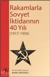 Rakamlarla Sovyet İktidarının 40 Yılı (1917-1956)