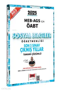 MEB-AGS ÖABT Sosyal Bilgiler Öğretmenliği Son 5 Sınav Çıkmış Yıllar