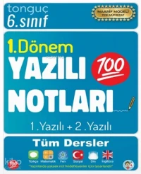  Tonguç Akademi 6 Sınıf Yazılı Notları 1 Dönem 1 ve 2 Yazılı | Tonguç Akademi 6 Sınıf Yazılı Notları 1 Dönem 1 ve 2 Yazılı | Kolektif | Tonguç Akademi | 9786258588798 