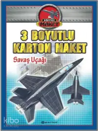 3 Boyutlu Karton Maket - Savaş Uçağı