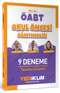  Yediklim Yayınları 2027 MEB AGS ÖABT Okul Öncesi Öğretmenliği Tamamı Çözümlü 9 Deneme | Yediklim Yayınları 2027 MEB AGS ÖABT Okul Öncesi Öğretmenliği Tamamı Çözümlü 9 Deneme | Bülent Tanık | Can Köni | Cennet Karataştan | Yediiklim Yayıncılık (Hazırlık) | 9786258879414 