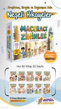  Meraklı Zihinler Maceracı Zihinler (10 Kitap) | Kolektif | Meraklı Zihinler Yayınları | 9786258970661 | 