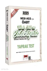 Yargı 2025 MEB-AGS ÖABT Türk Dili ve Edebiyatı Öğretmenliği Yaprak Test