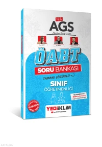 Yediiklim 2025 MEB AGS ÖABT Sınıf Öğretmenliği Tamamı Çözümlü Soru Bankası