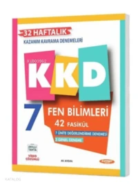  Kurmay 7 Sınıf Fen Bilimleri Haftalık Kazanım Kavrama Denemeleri | Kurmay 7 Sınıf Fen Bilimleri Haftalık Kazanım Kavrama Denemeleri | Kolektif | Kurmay Yayınevi (Hazırlık) | 9786258859058 