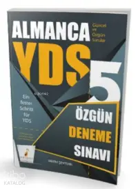 YDS Almanca Özgün 5 Deneme Sınavı