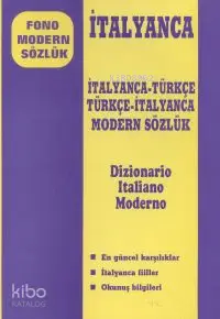 İtalyanca Modern Sözlük; İtalyanca-Türkçe / Türkçe-İtalyanca