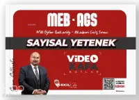 MEB-AGS Sayısal Yetenek Soru Bankası Çözümlü