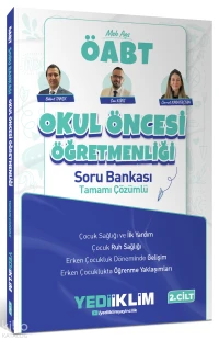  Yediiklim Yayınları 2027 MEB AGS ÖABT Okul Öncesi Öğretmenliği Tamamı Çözümlü Soru Bankası (2 Cilt) | Yediiklim Yayınları 2027 MEB AGS ÖABT Okul Öncesi Öğretmenliği Tamamı Çözümlü Soru Bankası (2 Cilt) | Bülent Tanık | Can Köni | Cennet Karataştan | Yediiklim Yayıncılık (Hazırlık) | 9786258879254 